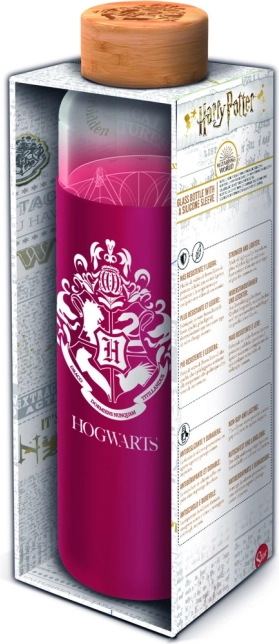 Borraccia in vetro con rivestimento in silicone HARRY POTTER 585 ml
