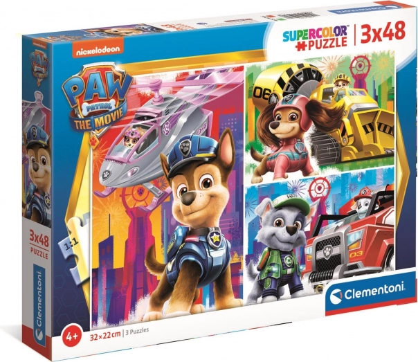 Puzzle Clementoni Paw Patrol nel film 3x48 pezzi