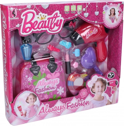 Set cosmetico con asciugacapelli