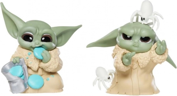 Star Wars The Mandalorian Baby Grogu Set di statuette da collezione