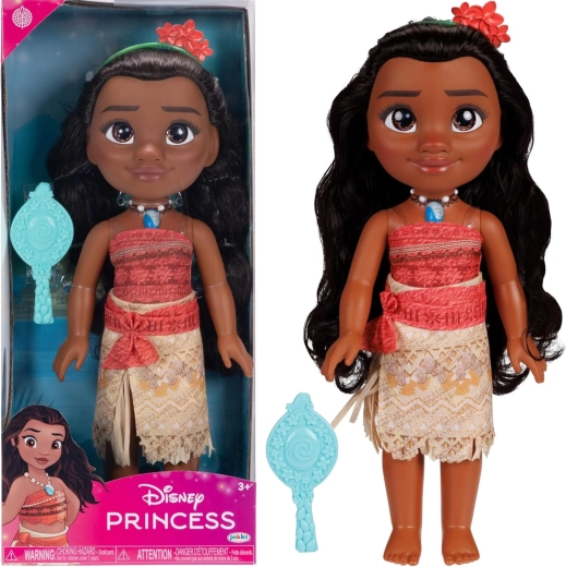 Principessa Disney Vaiana (Moana) grande bambola 35 cm con spazzola per capelli
