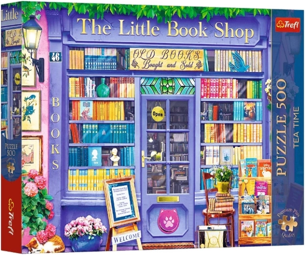 Puzzle Trefl Premium Plus Teatime – accogliente libreria 500 pezzi