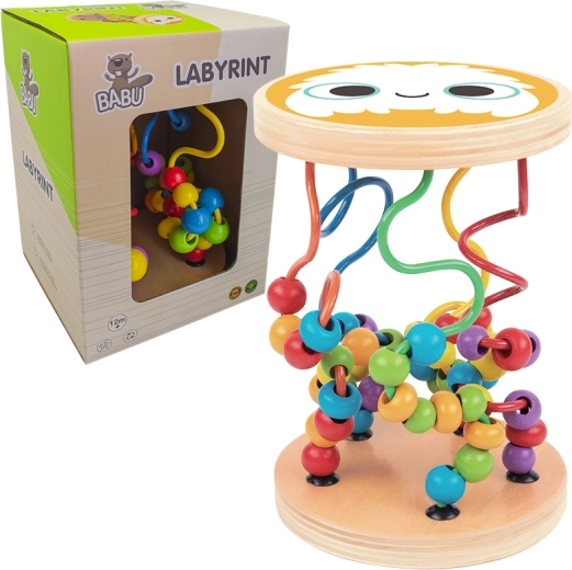 Babu infilzaperle in legno