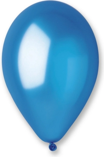 Palloncini blu metallizzati 25 cm