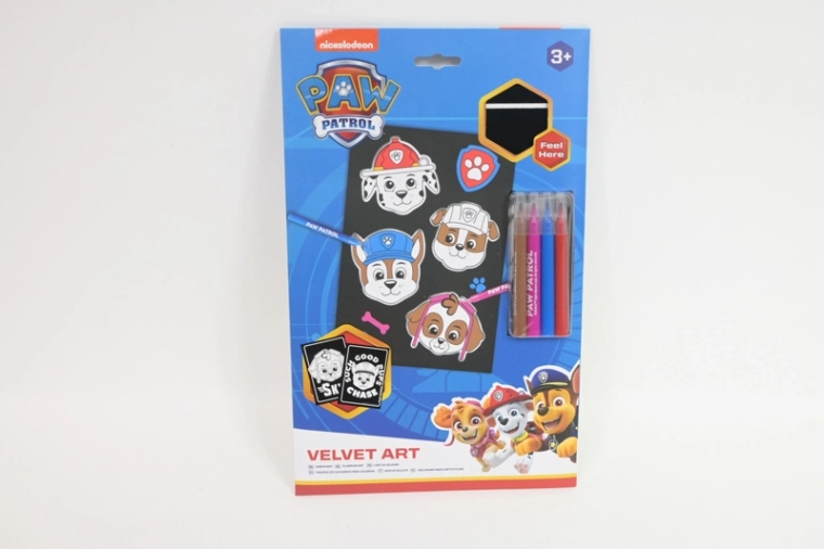 Set artistico Paw Patrol con pennarelli e pagine da colorare