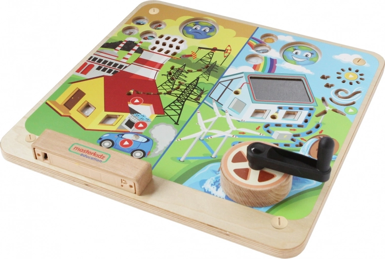 Tabellone educativo per energie rinnovabili e non rinnovabili Masterkidz Montessori