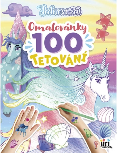 Album da colorare e 100 tatuaggi unicorni
