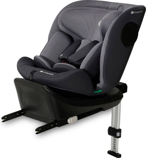 Kinderkraft seggiolino auto I-360 i-Size 40–150 cm, grigio