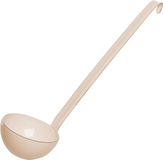 Mestolo smaltato crema Silesia