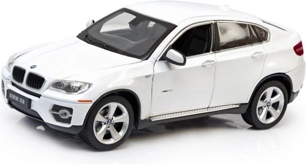 Modello auto Rastar BMW X6 1:24 bianco - 1 pezzo