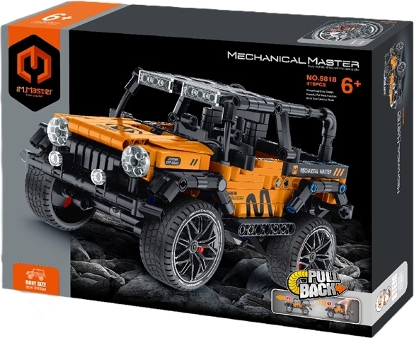 Kit di costruzione Mechanical Master Jeep arancione (434 pezzi)