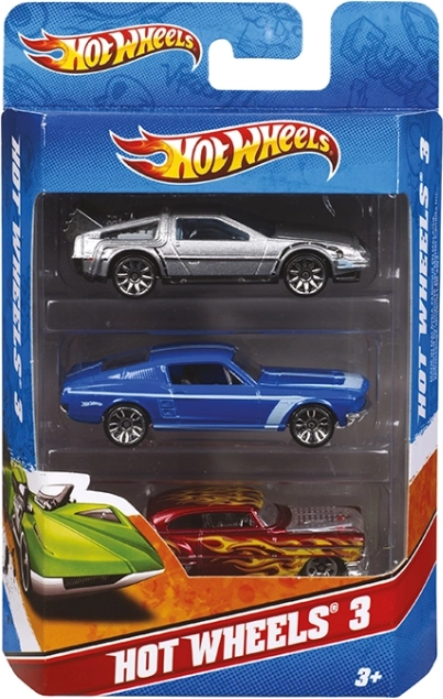 Set di macchinine Hot Wheels 3 pezzi