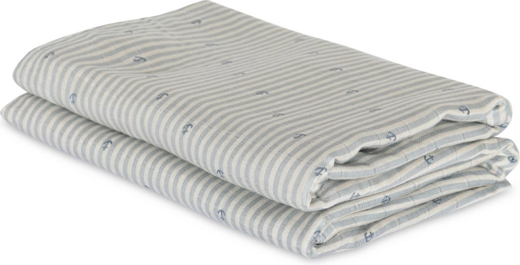 Nuuroo Josefine pannolini in mussola di bambù Stripe Anchor (2 pz)