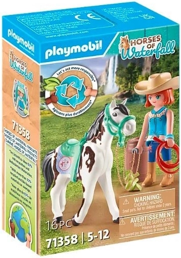 Set di figure Ellie e Sawdust per l'equitazione western