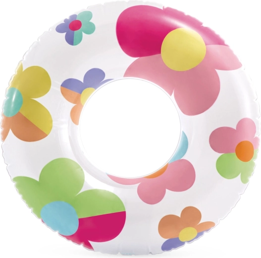 Anello gonfiabile da nuoto con fiori 81 cm INTEX
