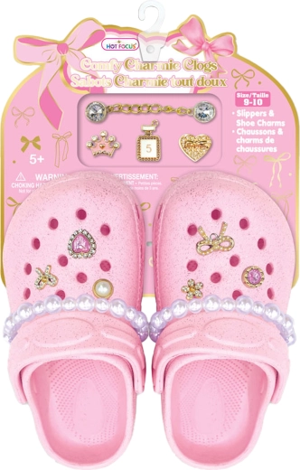 Sandali rosa da bambino con accessori Perla - 1 pezzo