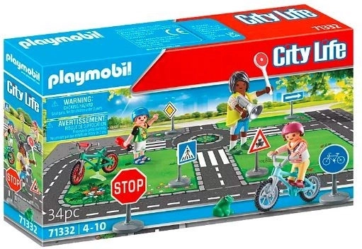 Set di figure City Life – corso di ciclismo