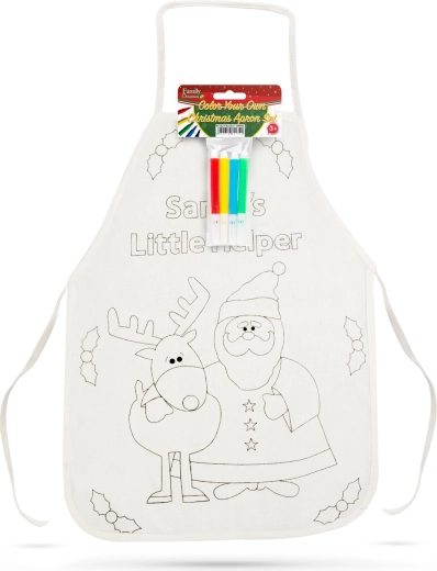 Grembiule per bambini da colorare con pennarelli - 1 pezzo