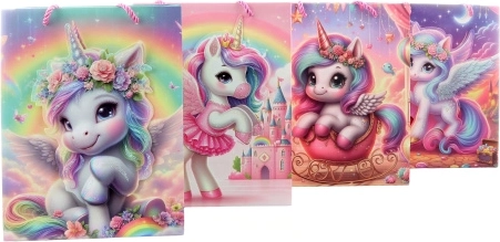 Busta regalo con unicorno