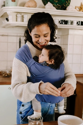 Boba Bliss marsupio per bambini Vintage Navy Blue V2