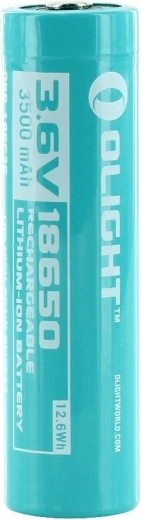 Batteria ricaricabile OLIGHT 18650 3500 mAh per Warrior Mini 2, Perun e Baton Pro