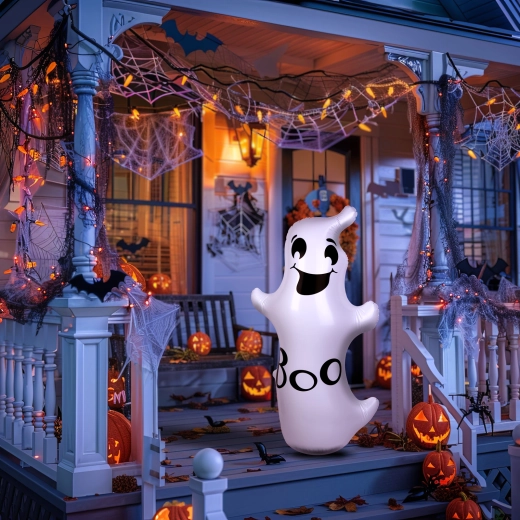 Fantasma di Halloween gonfiabile 120 cm