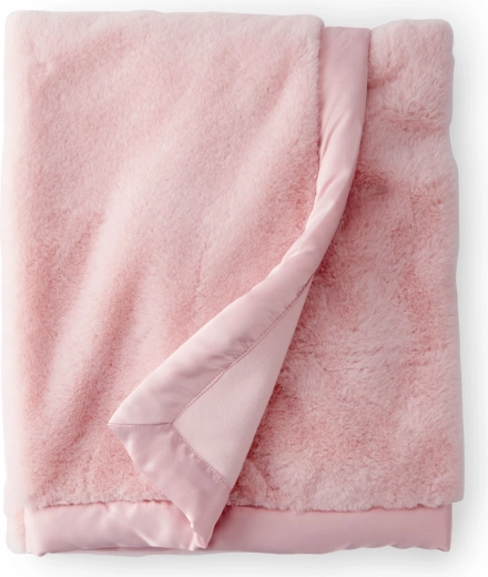 Coperta per bambini a due strati in pelliccia sintetica Carter’s Pink 80 × 110 cm