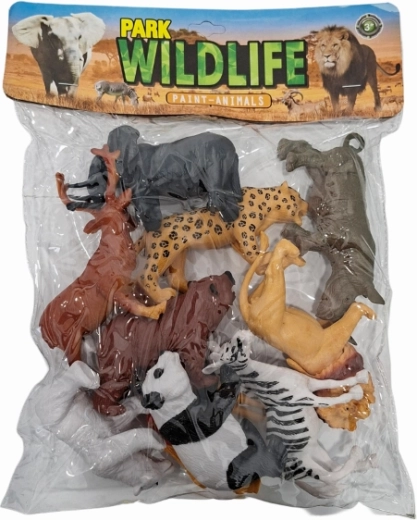 Set di figurine di animali selvatici – 10 pz