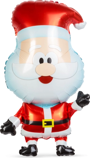 Palloncino natalizio in foil Babbo Natale 80 × 48 cm