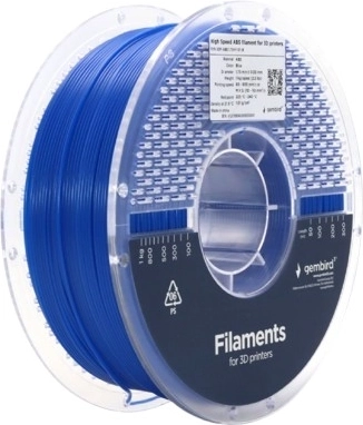Filamento ABS High Speed 1,75 mm blu, 1 kg