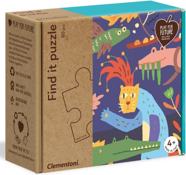 Puzzle 60 pezzi Giungla