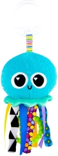 Lamaze polipetto allegro con clip per neonati