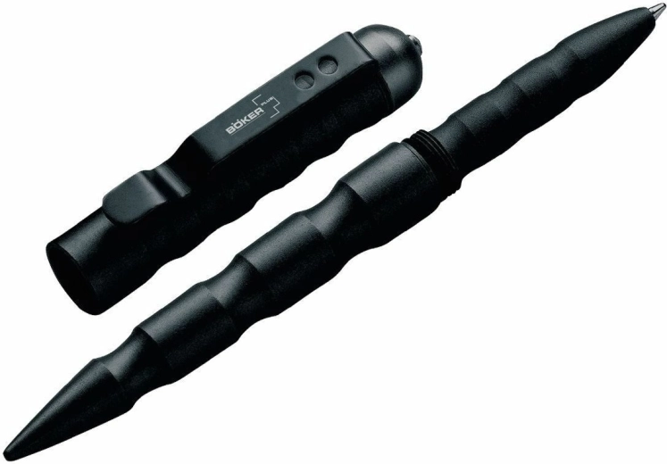 Penna tattica Böker Plus MPP in alluminio, nera