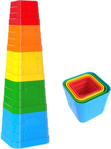 Kubus baby piramide impilabile quadrata 5 pezzi