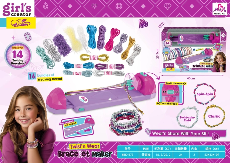 Set per intrecciare braccialetti