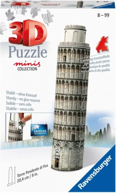 Ravensburger puzzle 3D con tema della Torre Pendente di Pisa
