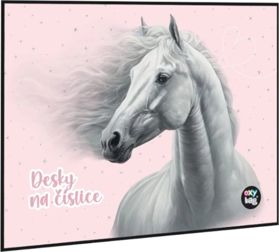 Cartellina per numeri Cavallo Romantic