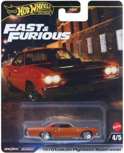 Hot Wheels Fast & Furious 1970 Plymouth Road Runner 1:64 premium