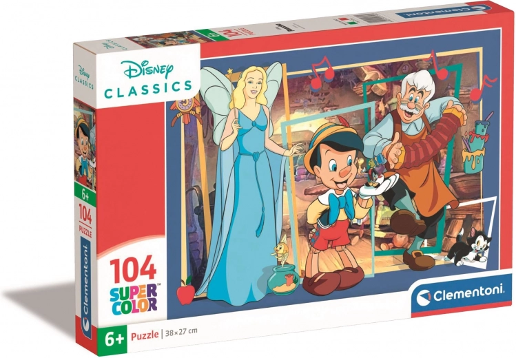 Puzzle CLEMENTONI Disney Pinocchio 104 pezzi