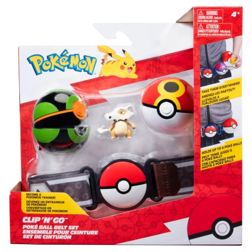 Pokémon Clip ’N’ Go cintura con Poké Ball e figuretta di Cubone