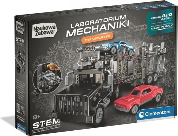 Clementoni Laboratorio di Meccanica – bisarca 2 in 1 (costruzioni)