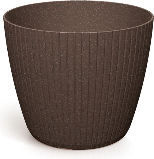 Vaso Lamia Eco Wood 38,5 cm color caffè