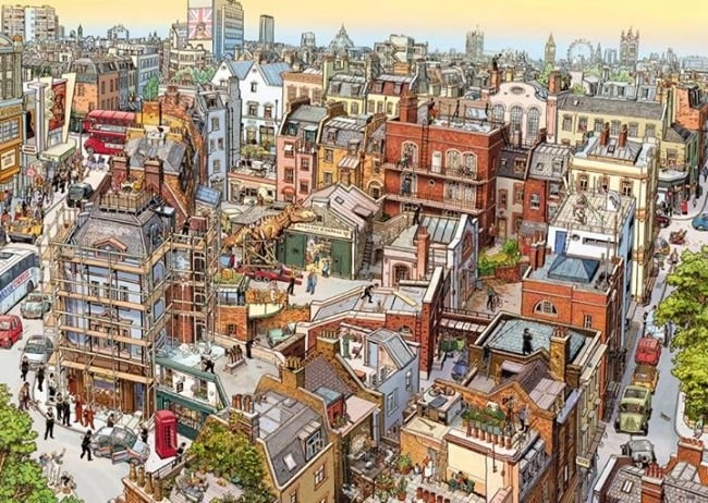 Puzzle Sherlock 2000 pezzi di HEYE