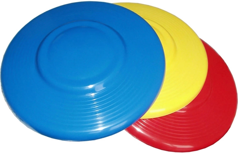 Disco frisbee volante UFO 22 cm, plastica, colori assortiti - 1 pezzo