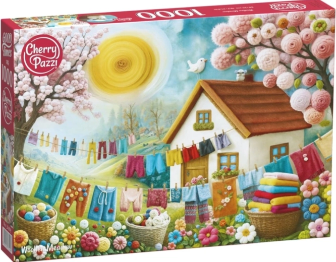 Puzzle CHERRY PAZZI – Prato di lana, 1000 pezzi