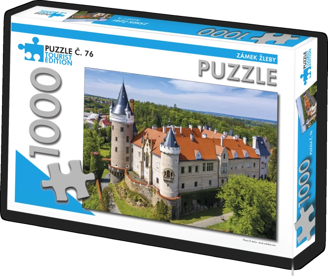 Puzzle Castello Žleby 1000 pezzi Edizione Turistica