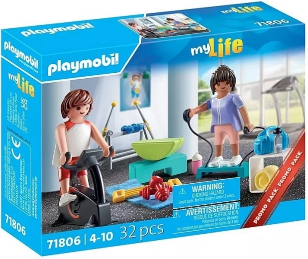 Playmobil My Life allenamento fitness – set di gioco con personaggi