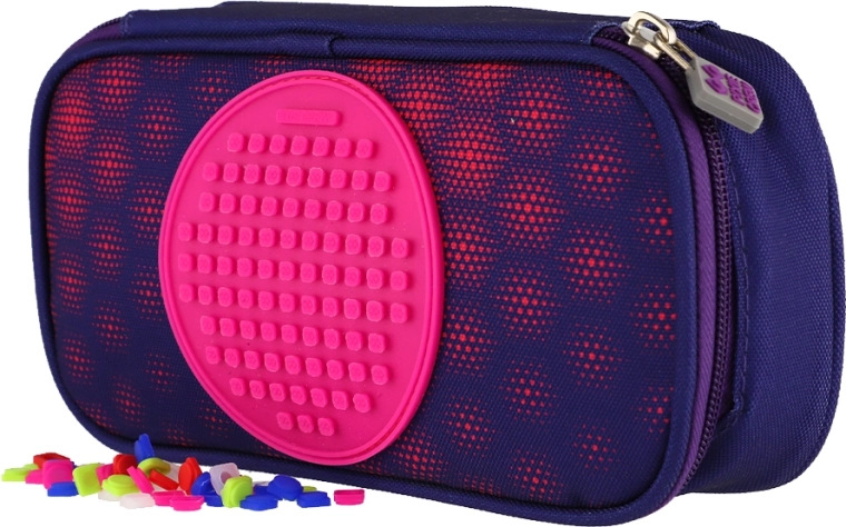 Astuccio ovale a due scomparti per studenti Pixie Crew Hexee