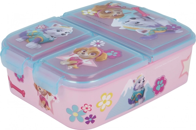 Lunch box multi scomparto per bambini Paw Patrol Skye ed Everest