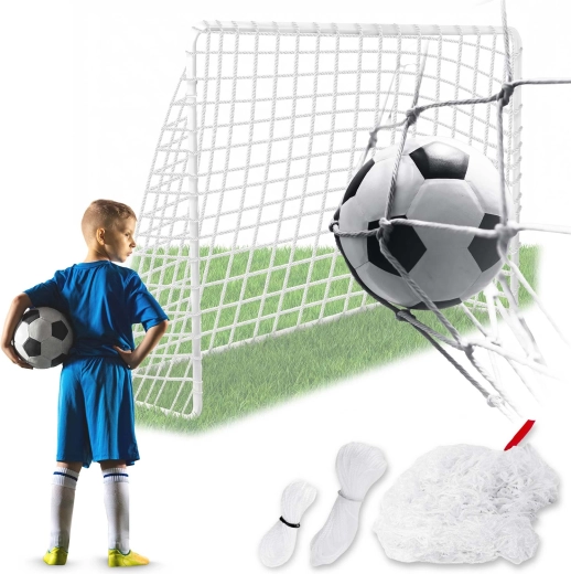 Neo-Sport rete resistente per porta da calcio 300 × 200 × 90 cm